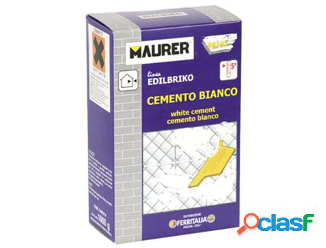 Edil cemento blanco maurer (caja 1 kg.)