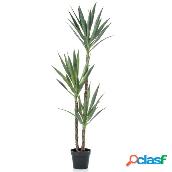 Emerald Planta de yuca artificial en maceta 150 cm