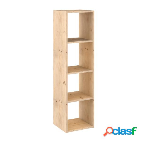 Estanteria modular astigarraga dinamic 4 cubos madera 140cm