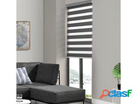 Estor [EN.CASA] Gris oscuro (Plastico, Poliéster - 45 x 150