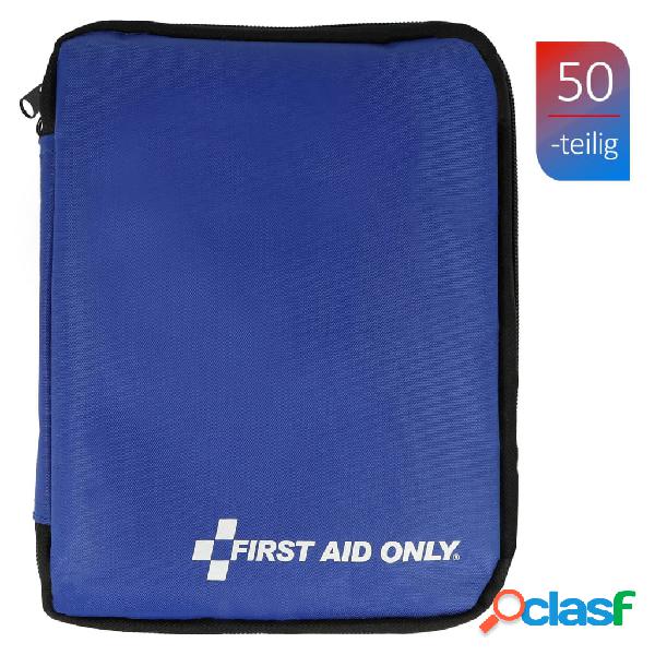 FIRST AID ONLY Botiquín de emergencia 50 piezas azul
