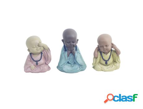 Figuras De Budas De Resina Incluye 3 Unidades Figuras Budas