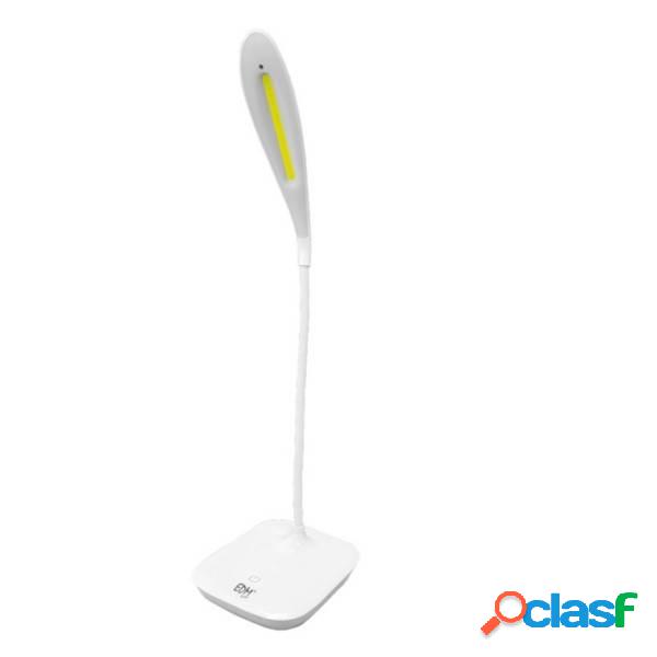 Flexo iluminacion Sobremesa recargable Led 3W 140Lm 6400K