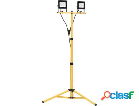 Foco LED VIDAXL Trípode 2x20W Blanco Cálido (40W -