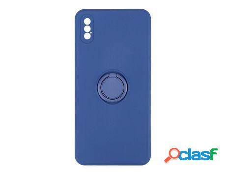 Funda ACCETEL para iPhone XR Gel O-Ring Azul