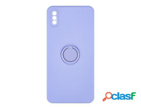 Funda ACCETEL para iPhone XR Gel O-Ring Morado