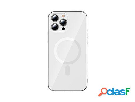Funda Magnética BASEUS Crystal para iPhone 13 Pro + Cristal