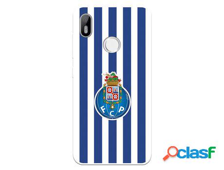 Funda Para Bq Aquaris C Del Fútbol Club Oporto Escudo Rayas