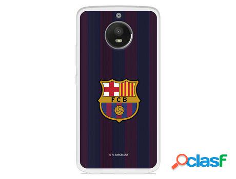 Funda Para Motorola Moto E4 Del Fc Barcelona Rayas Blaugrana