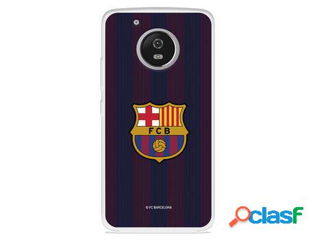 Funda Para Motorola Moto G5 Del Fc Barcelona Rayas Blaugrana
