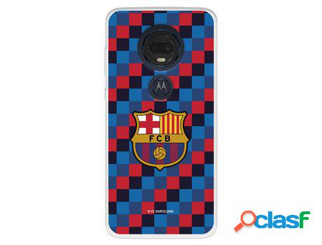 Funda Para Motorola Moto G7 Plus Del Fc Barcelona Escudo