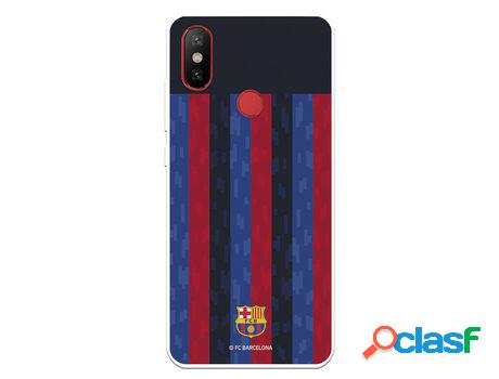 Funda Para Xiaomi Mi A2 Del Fc Barcelona Fondo Rayas
