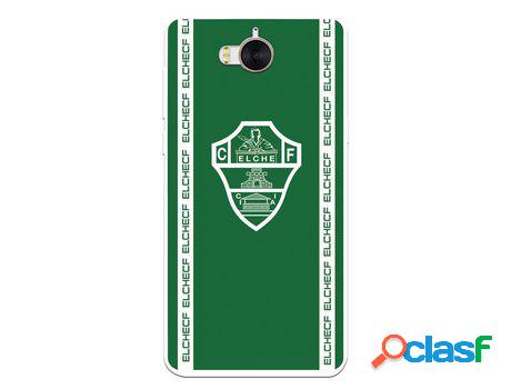 Funda para Huawei Y6 2017 del Elche CF Escudo Fondo Verde