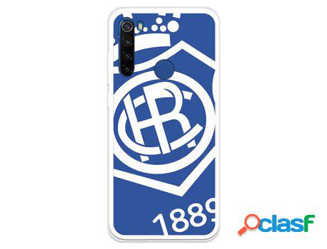 Funda para Xiaomi Redmi Note 8T del Recre Escudo Fondo azul