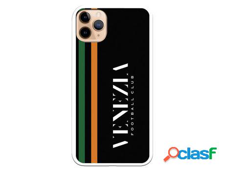 Funda para iPhone 11 Pro Max del Venezia Fondo Negro y Rayas