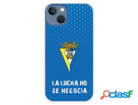 Funda para iPhone 13 del Cádiz La Lucha No Se Negocia -
