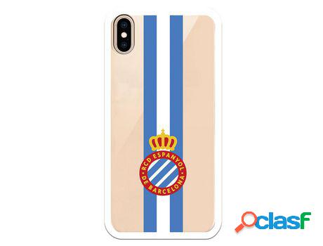 Funda para iPhone XS Max del RCD Espanyol Escudo Albiceleste