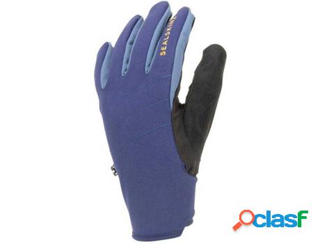 Guantes SEALSKINZ Impermeable Weather Fu Control Azul