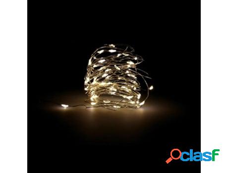 Guirnalda luces navidad microled 40 leds color blanco