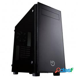 Hiditec Caja Atx Ng-vx Negra Lateral Cristal