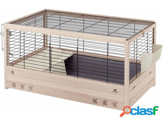 Jaula para Conejos FERPLAST (Blanco - 100x62.5x51cm -