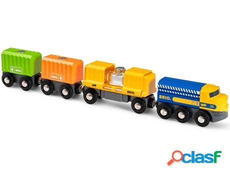 Jogo de Mesa BRIO Three-Wagon Cargo Train (3 Anos)