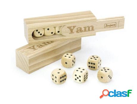 Jogo de Mesa JEUJURA Yam Wooden Dice Game (3 Anos)