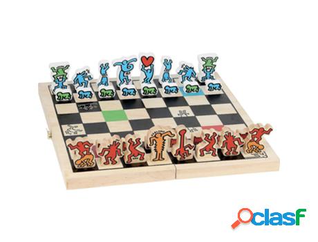 Jogo de Mesa VILAC Chess Game Keith Haring (6 Anos)