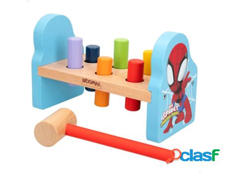 Juego Educativo WOOMAX SPIDEY Juego de Martillo para Bebés