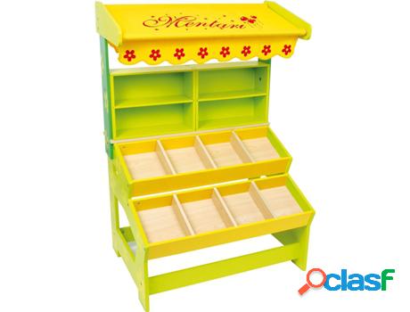 Juego Tradicional LEGLER (Madera - Amarillo - 90 x 63 x 42