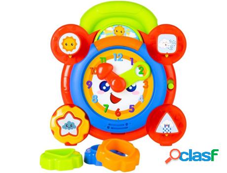 Juguete Musical WINFUN Reloj Educativo Luz y Sonidos