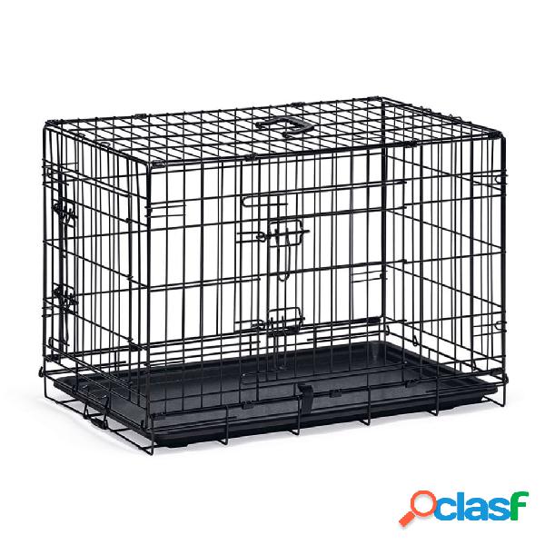 Karlie Jaula para perros con 2 puertas negro 77x47x54 cm