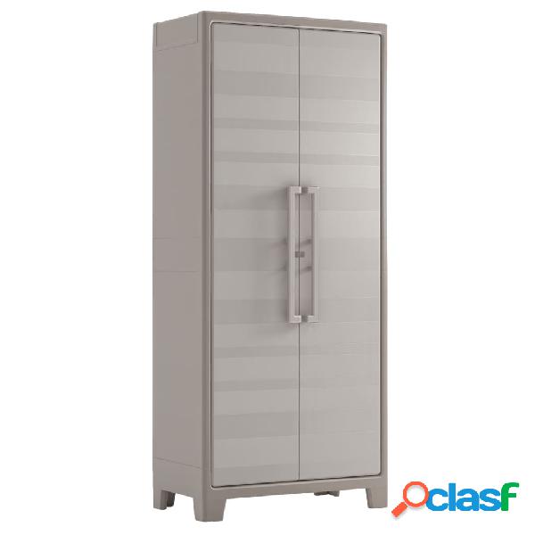 Keter Armario de almacenaje con estantes Gulliver beige