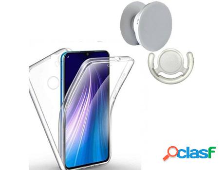 Kit Carcasa, Protector y Soporte Xiaomi Redmi Note 8 2021