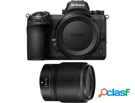 Kit Cámara Mirrorless NIKON Z7 + NIKKOR Z 50mm F1.8 S