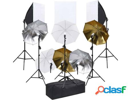 Kit Iluminación de Estudio VIDAXL con iluminación y
