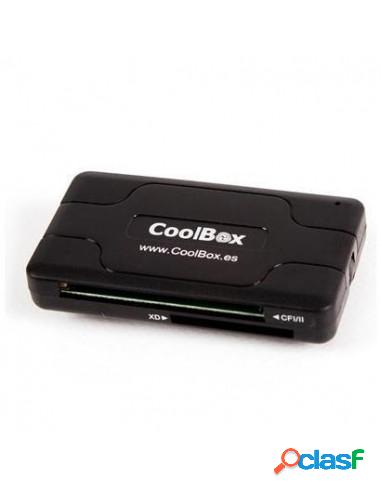 LECTOR MEMORIAS COOLBOX 60 EN 1 EXTERNO BLACK + LECTOR DE