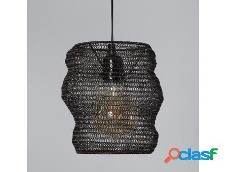 Lámpara Colgante LEDKIA (Negro - E27 - 25 W - Ferro)