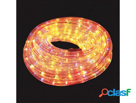 Luces navidad tubo luz colores exterior ip44 rollo 10 metros