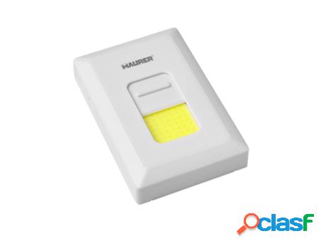 Luz led para pared 400 lumenes con interruptor deslizante.