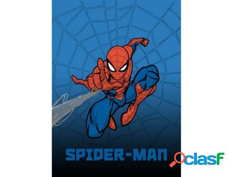 Manta Spiderman Azul 90 cm