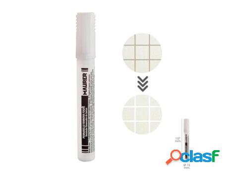 Marcador / rotulador blanqueador para juntas color blanco