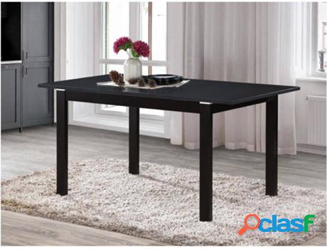 Mesa de Comedor VENTE UNIQUE Domingo II Negro (Madera -