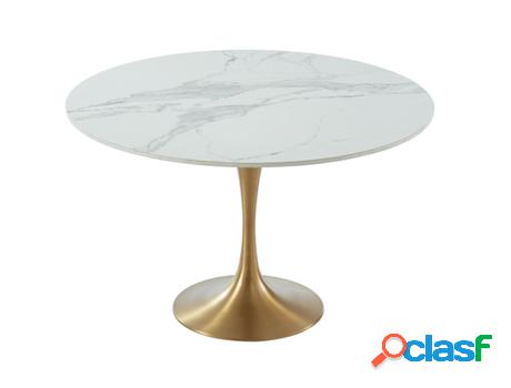 Mesa de Comedor VENTE UNIQUE Norah (73.5 x 120 x 120 cm -