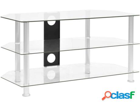 Mueble TV VIDAXL 249540 (96 x 46 x 50 cm - Cristal -