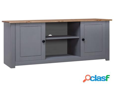 Mueble de TV ART PLANET (120x40x50cm - Madera Maciza - Gris)