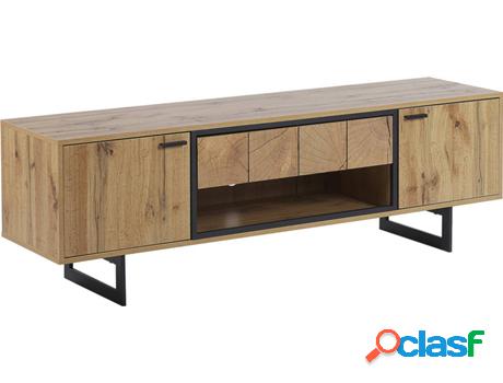 Mueble de TV BELIANI Boiso (Marrón - Aglomerado de Madera -