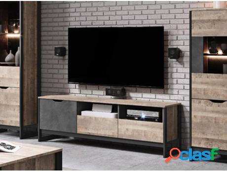 Mueble de TV VENTA-UNICA con 1 Puerta, 2 Cajones Y 2 Nichos