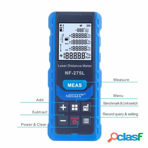 NOYAFA NF-275L Medidor de distancia láser de haz láser