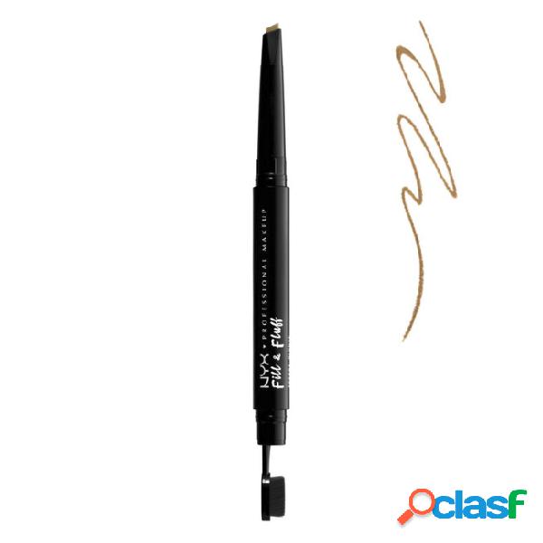 NYX Fill & Fluff Eyebrow Pomade Lápiz-Rubio
